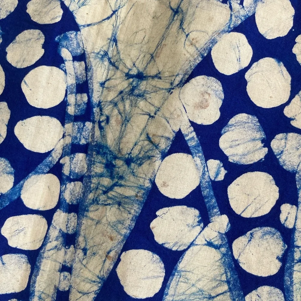 African wax print handmade batik fabric wall hangings lot of 3 - 33” x 45” - Picture 9 of 14